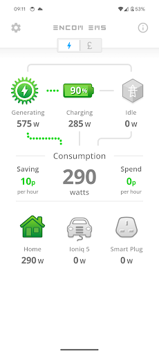 Android application Encom Energy screenshort