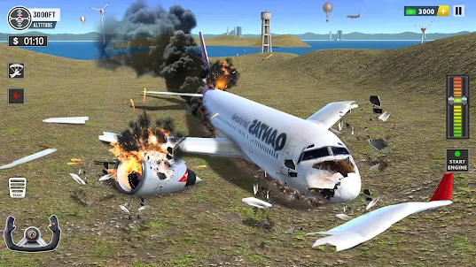 Plane Flight - Crash Simulator