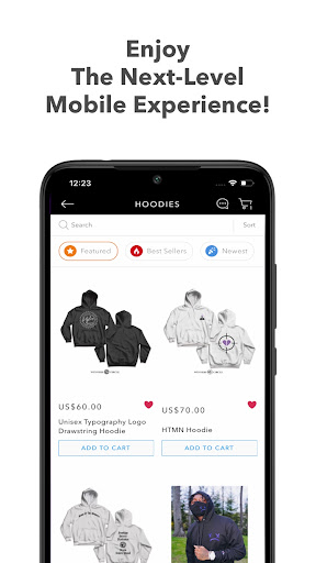 Screenshot of WC Store