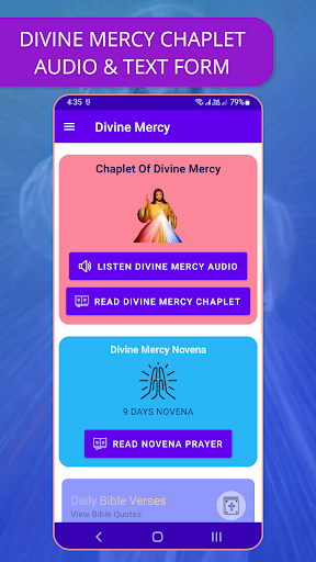 Android application Divine Mercy Chaplet + Novena screenshort