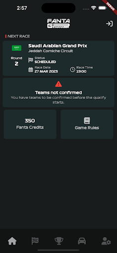 Android application Fanta GP Manager Game screenshort