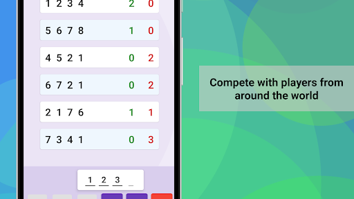 Screenshot of Mastermind Puzzle