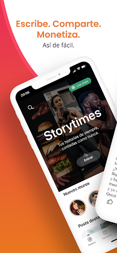Android application Adimvi: Fresh social blogging screenshort
