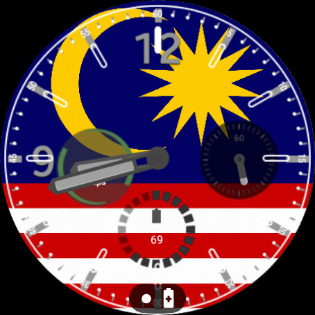 Flag Malaysia Watchface Screen 3