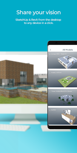 Android application Kubity Go - AR/VR for Sketchup screenshort