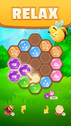 Bee Merge - Honey Hex Puzzleのおすすめ画像2