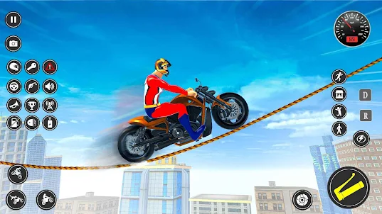 Superhero Bike And Cycle Stunt