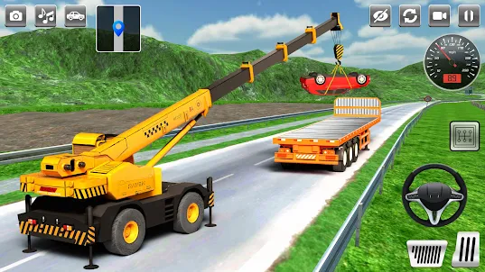 Crane Rescue Game Simulator 3D