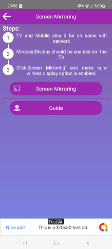 Screen Mirroring Screen 2