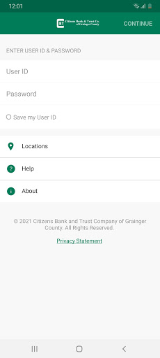 Android application CBTGraingerMobile screenshort