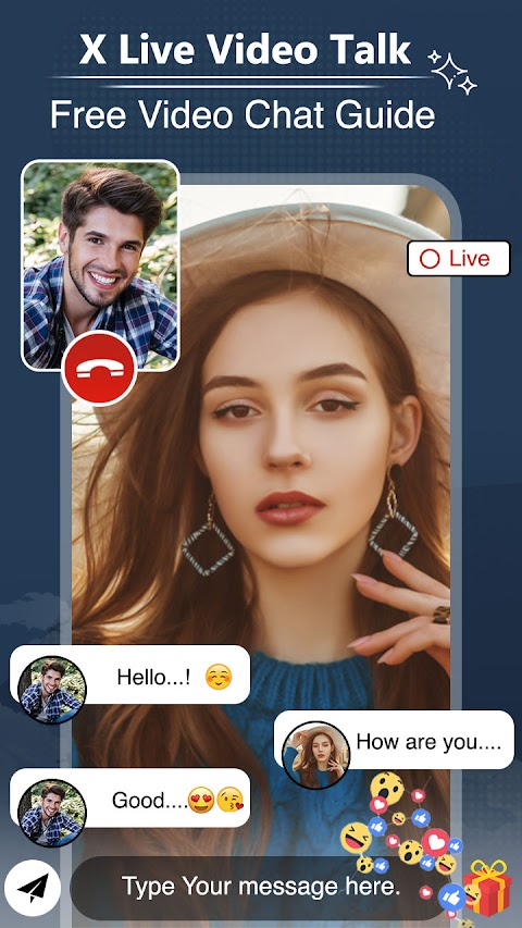 XLive Video Talk Chat - Free Video Chat Guideのおすすめ画像2