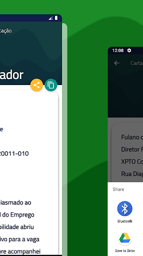 Carta de apresentação exemplos Screen 3