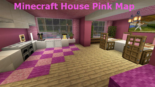 Minecraft House Pink Map