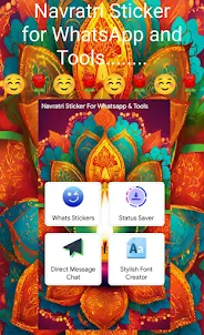 Navratri Stickers For WhatsApp
