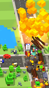 Crossy Crash Traffic Panic