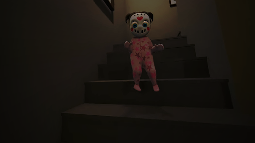 Pink Baby in Scary House Mod