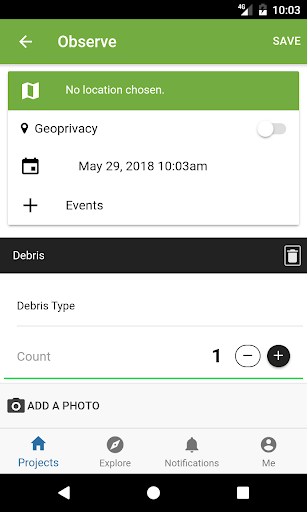 Anecdata Screen 2