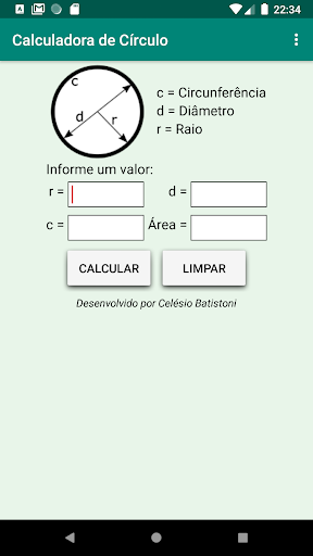 Vista previa de la aplicación
