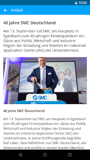 Android application SMC2go screenshort