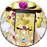 Gold Bowknot Diamond Theme icon
