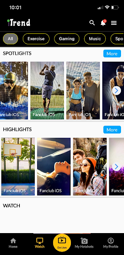 Android application iTrend screenshort
