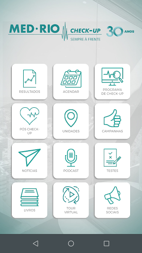 Android application Med Rio Check-Up screenshort