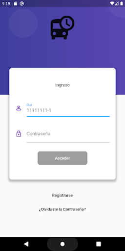 Android application DriverLanderosApp screenshort