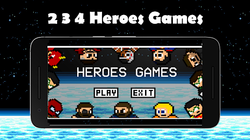 Android application 2 3 4 Heroes: avengers game screenshort