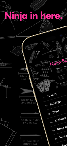 Android application Ninja Book screenshort