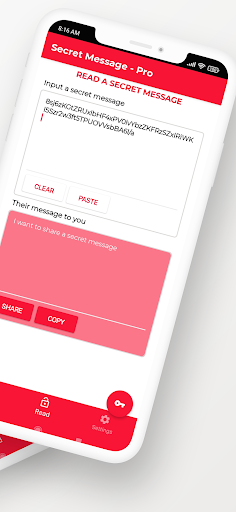 Secret Message: Encrypt Text Screen 2