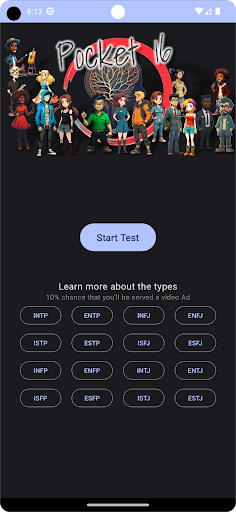 Android application Pocket16 screenshort