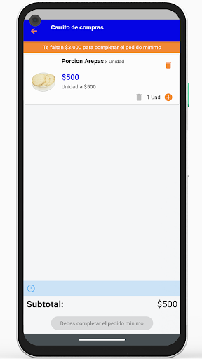 Mercamio App Screen 3