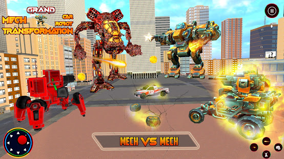 Grand Robot Mech Car Transform Warrior
