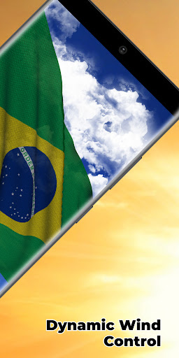 Brazil Flag Live Wallpaper Screen 2