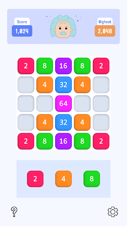 Game screenshot 2048 Tiles: Number Tile Merge mod apk