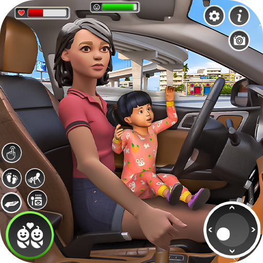 US Mom Car Games Simulator 3D