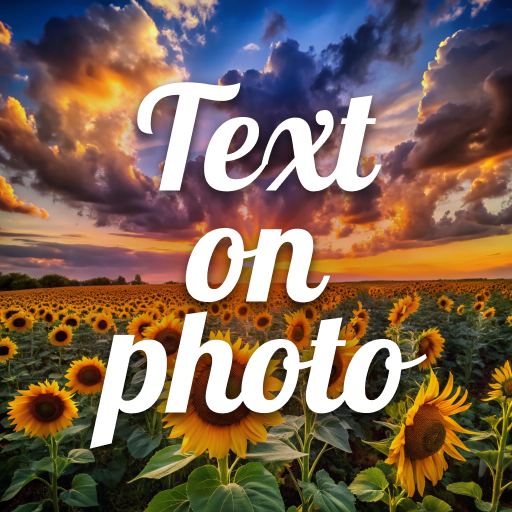 Text Art: Text on Photo icon