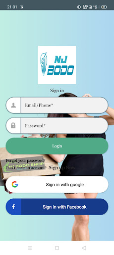 Android application NJ BODO SHOP screenshort