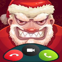 「scary Santa: video call prank」圖示圖片
