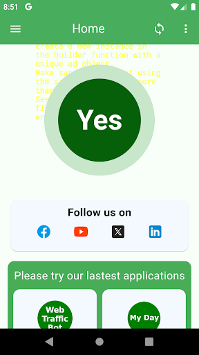 YesNo Screen 2