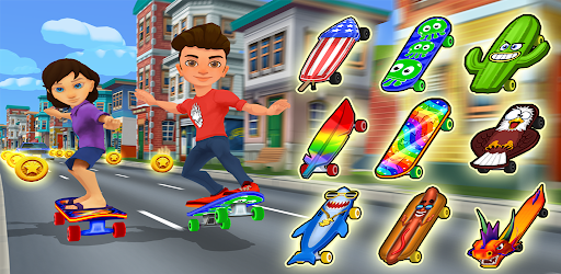 Skater Rush Endless Skateboard cover