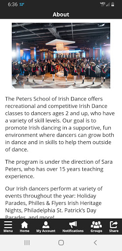 Peters School of Irish Dance Screen 3