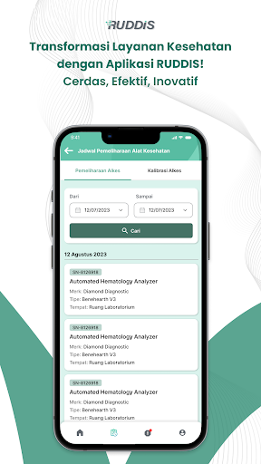 Android application Ruddis Mobile screenshort