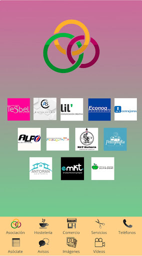 Android application Asociación Comercio Alfindén screenshort