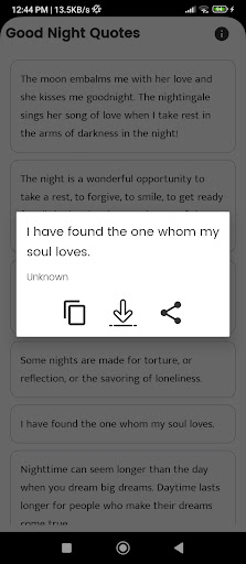 Good Night Quotes and Sayings Screen 3