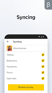 Yandex Browser (beta) Screenshot