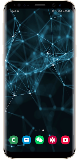 Galaxy Particle Live Wallpaper Screen 2