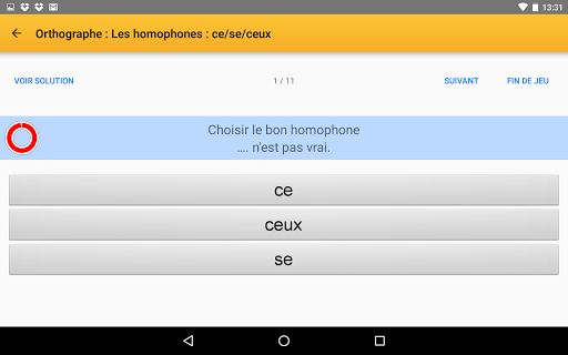 Exogus CM1 Révision français screenshot 7