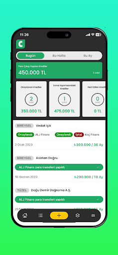 Android application CarFinans screenshort