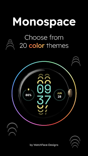 Monospace - Digital Watch Face Screen 2